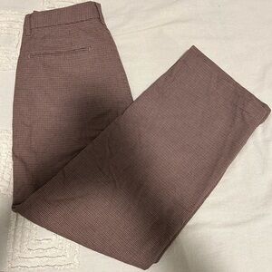 Uniqlo Ines de la Fressange houndstooth trousers